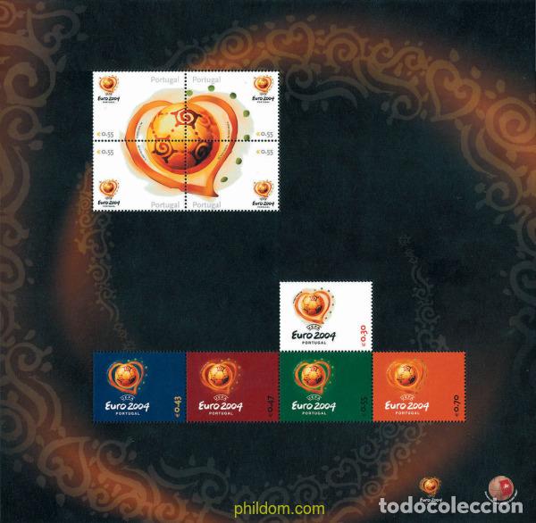 Timbres: 125944 MNH PORTUGAL 2003 EUROCOPA DE FUTBOL. PORTUGAL 2004