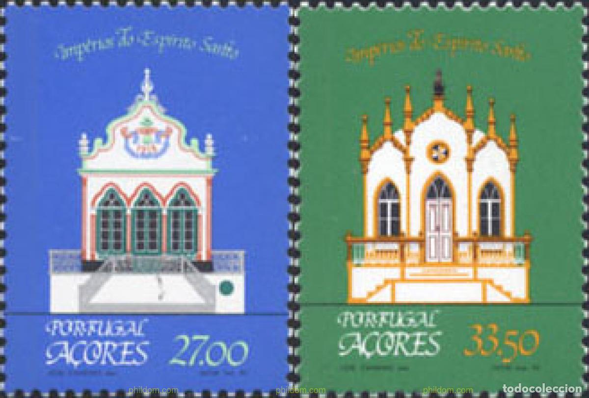Sellos: 126408 MNH AZORES 1982 ARQUITECTURA POPULAR LOS IMPERIOS DEL ESPIRITO SANTO