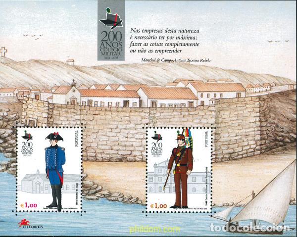 Sellos: 126519 MNH PORTUGAL 2003 200 ANIVERSARIO DE LA ESCUELA MILITAR