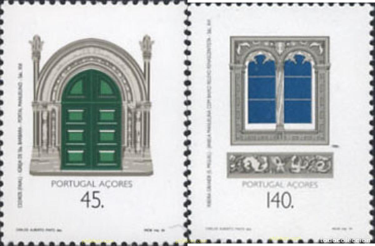 Sellos: 126573 MNH AZORES 1994 ARQUITECTURA DE LA EPOCA DE LOS DESCUBRIMIENTOS