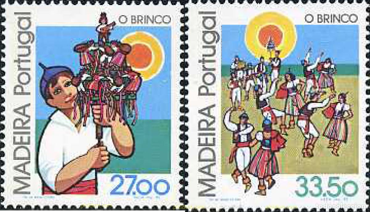 Sellos: 126765 MNH MADEIRA 1982 FOLCLORE