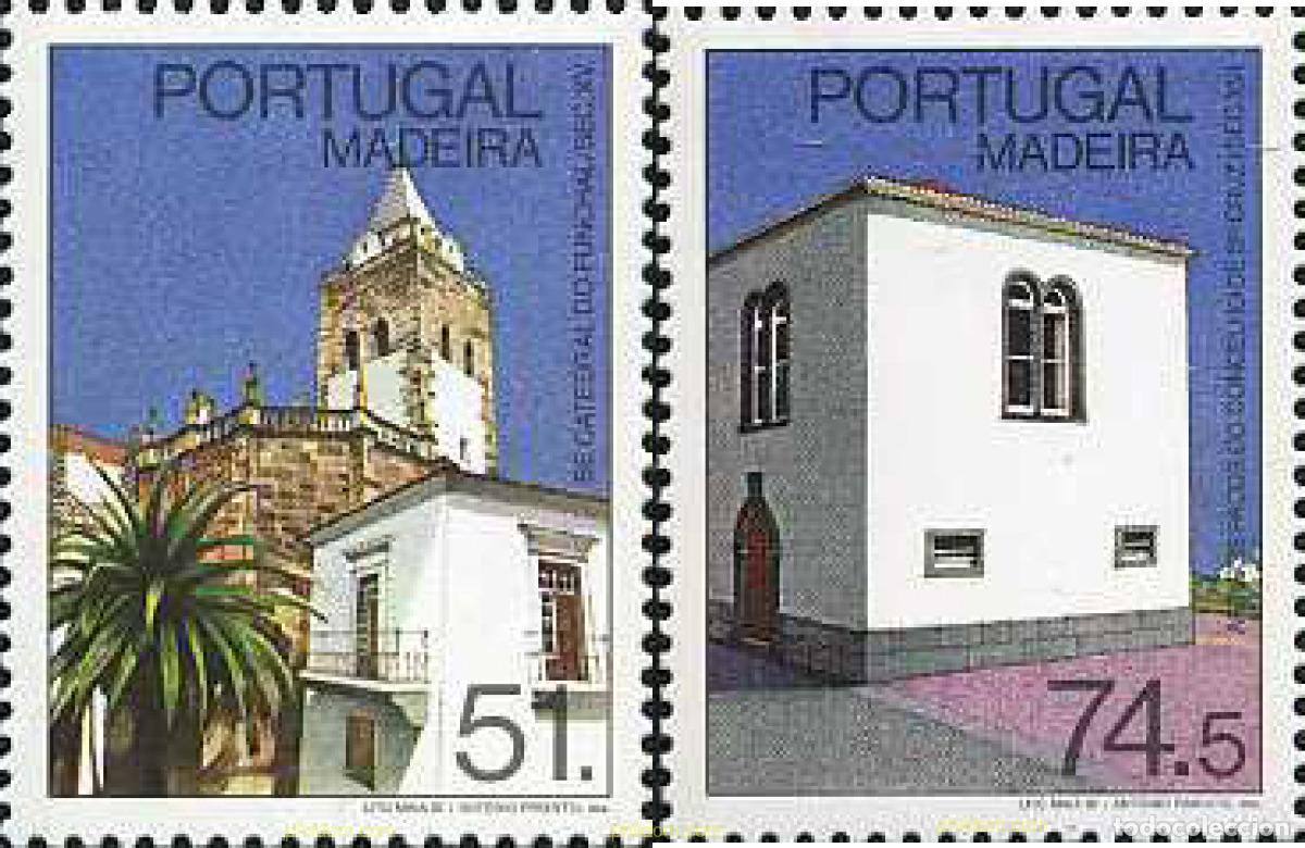 Sellos: 126824 MNH MADEIRA 1987 MONUMENTOS DE MADEIRA