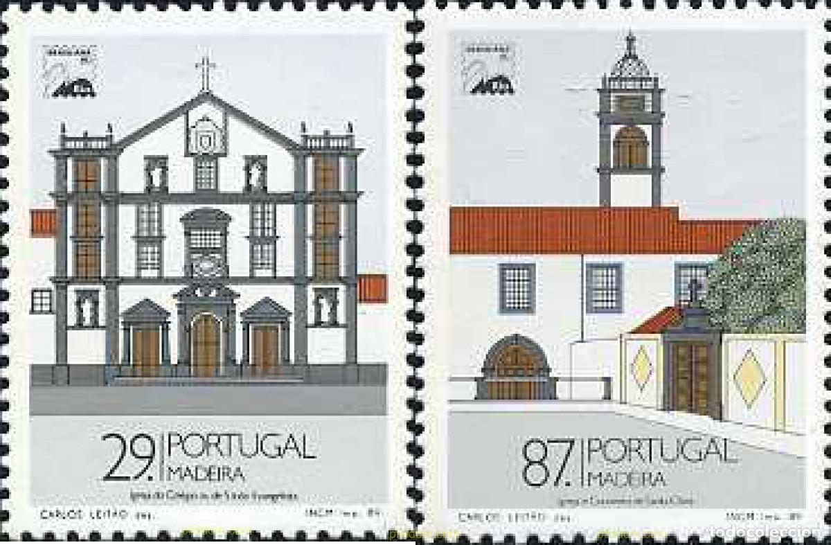 Sellos: 126932 MNH MADEIRA 1989 MONUMENTOS DE MADEIRA
