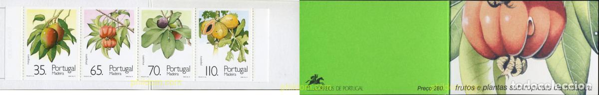 Sellos: 219300 MNH MADEIRA 1991 FRUTAS Y PLANTAS SUBTROPICALES DE MADEIRA