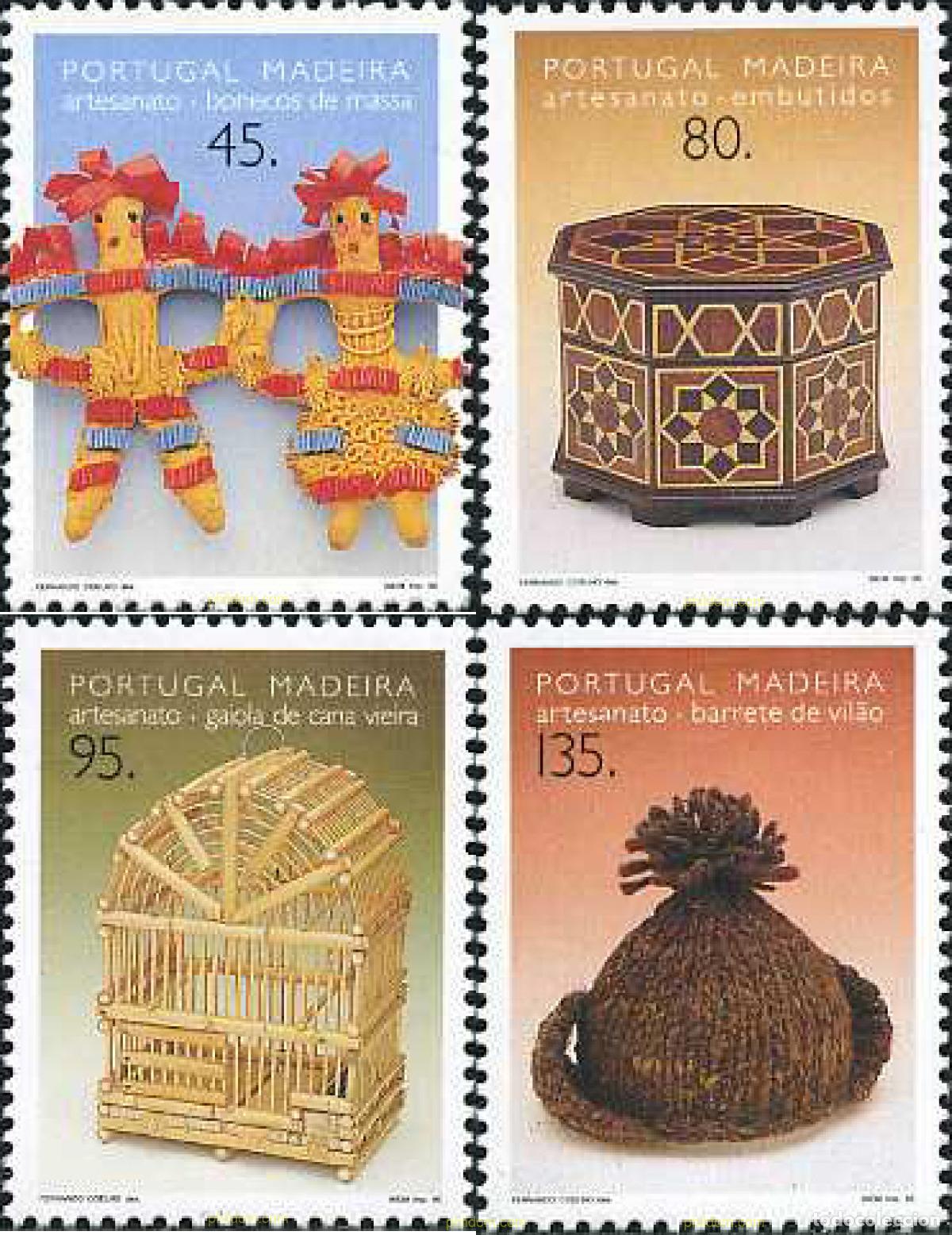 Sellos: 127096 MNH MADEIRA 1995 ARTESANIA DE MADEIRA