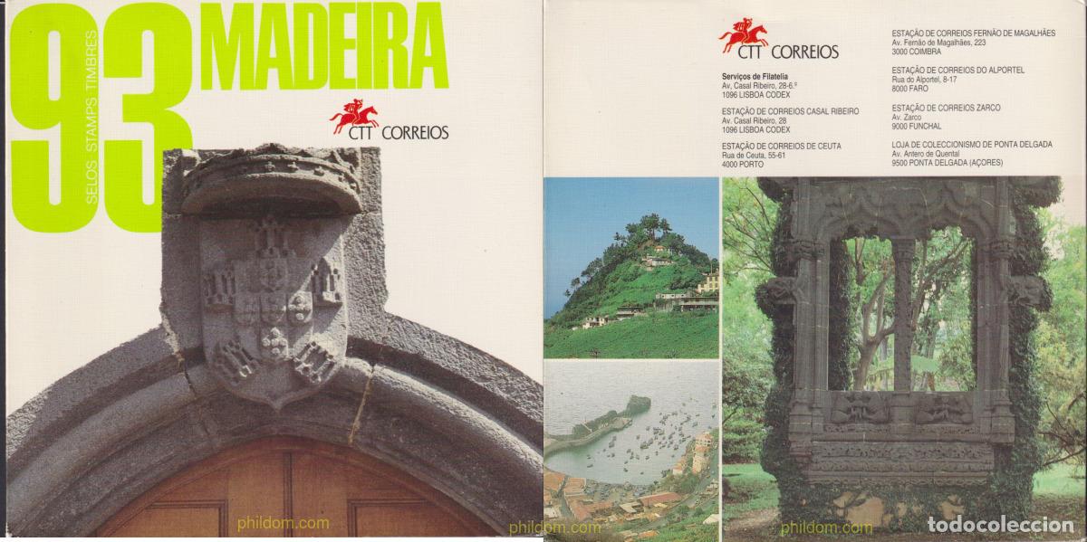 Sellos: 617999 MNH MADEIRA 1993 ARQUITECTURA POPULAR