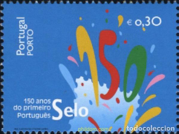 Sellos: 135087 MNH PORTUGAL 2003 150 ANIVERSARIO DEL PRIMER SELLO