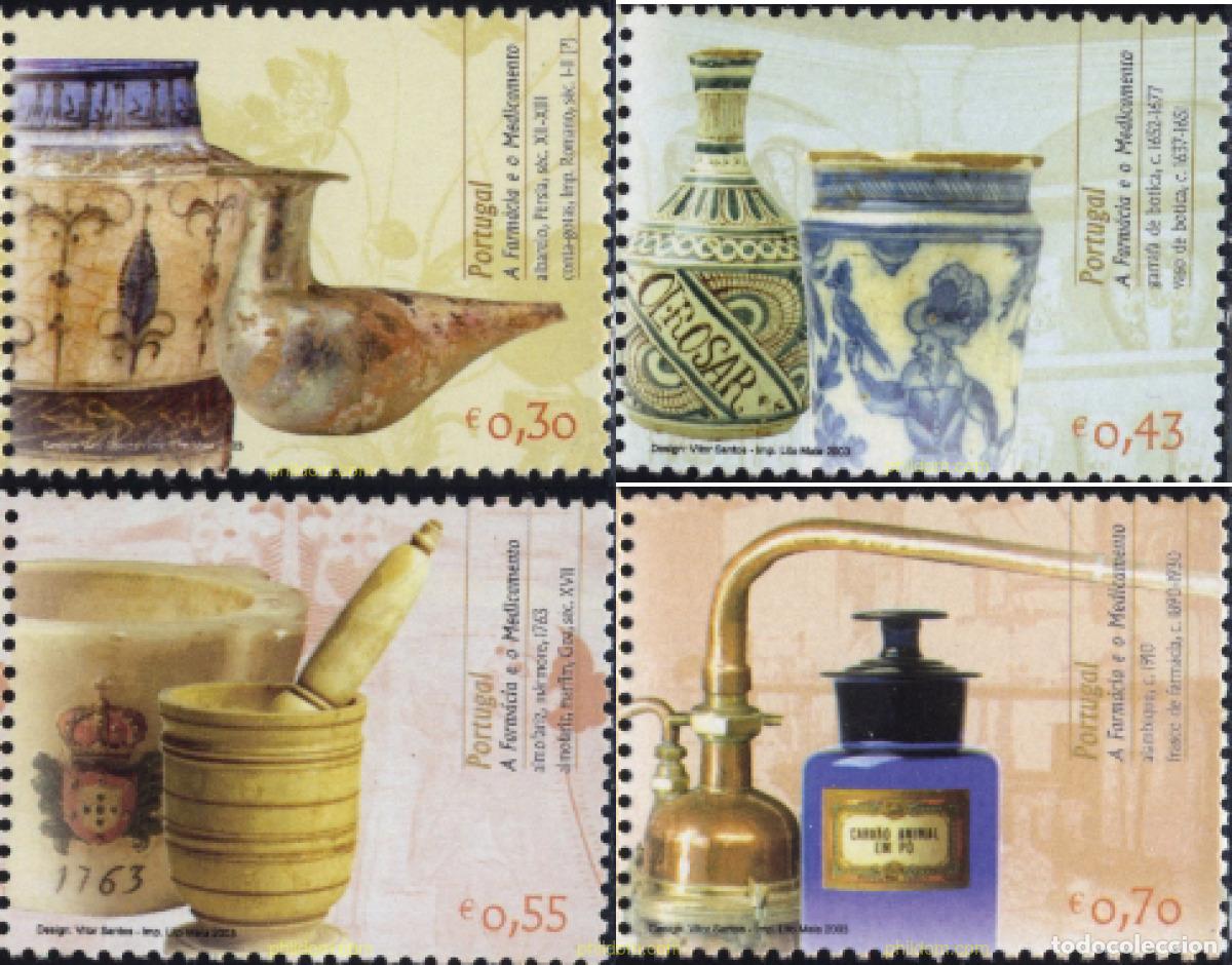 Sellos: 136172 MNH PORTUGAL 2003 FARMACIA Y MEDICAMENTOS