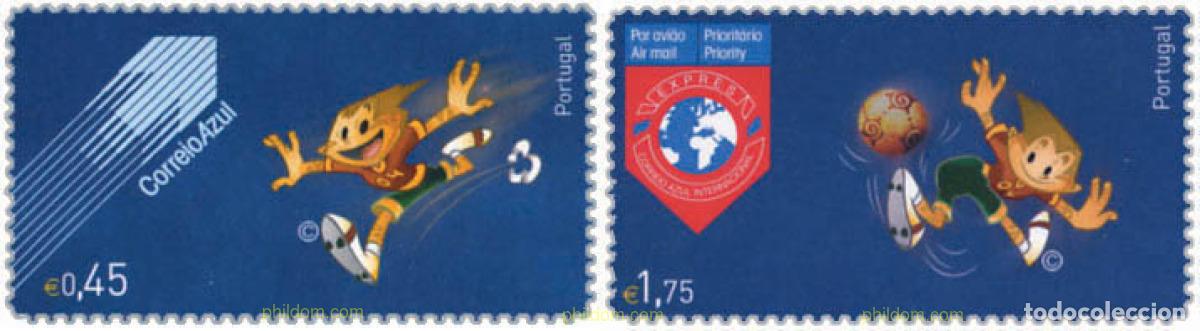 Sellos: 138930 MNH PORTUGAL 2004 EUROCOPA DE FUTBOL. PORTUGAL 2004