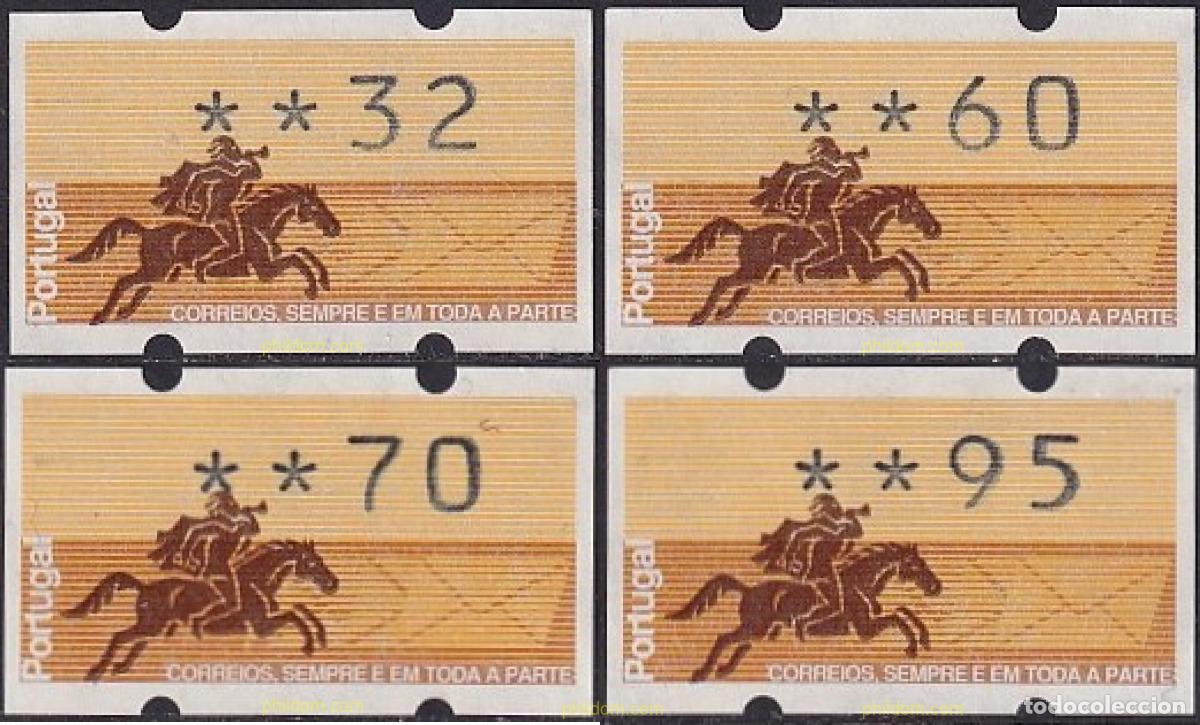 Sellos: 166947 MNH PORTUGAL 1990 JINETE DE CORREOS