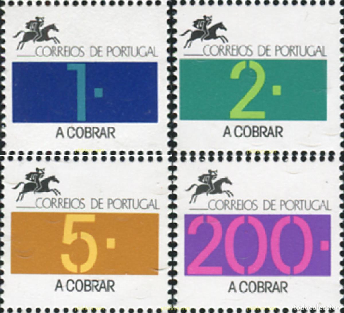 Sellos: 355069 MNH PORTUGAL 1992 EMBLEMA POSTAL Y CIFRA