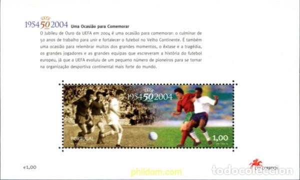 Sellos: 154433 MNH PORTUGAL 2004 50 ANIVERSARIO DE LA UEFA