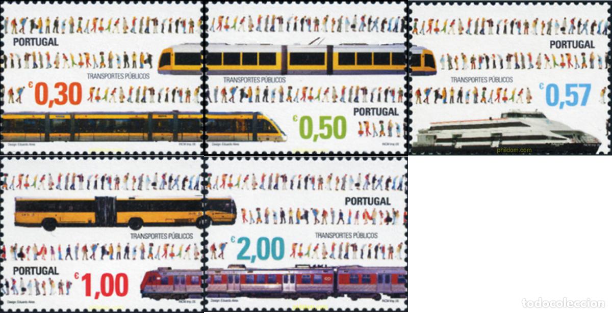 Sellos: 154444 MNH PORTUGAL 2005 TRANSPORTES PUBLICOS