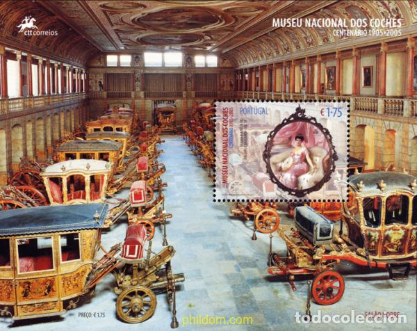 Sellos: 154702 MNH PORTUGAL 2005 CENTENARIO DEL MUSEO NACIONAL DE COCHES