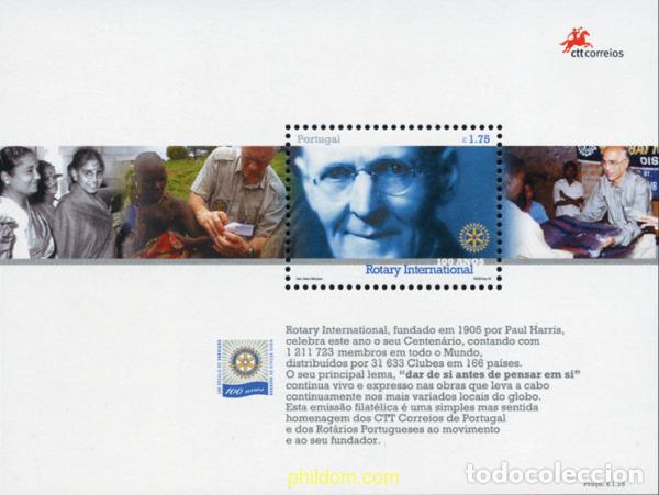 Sellos: 154705 MNH PORTUGAL 2005 CENTENARIO DEL ROTARY INTERNATIONAL