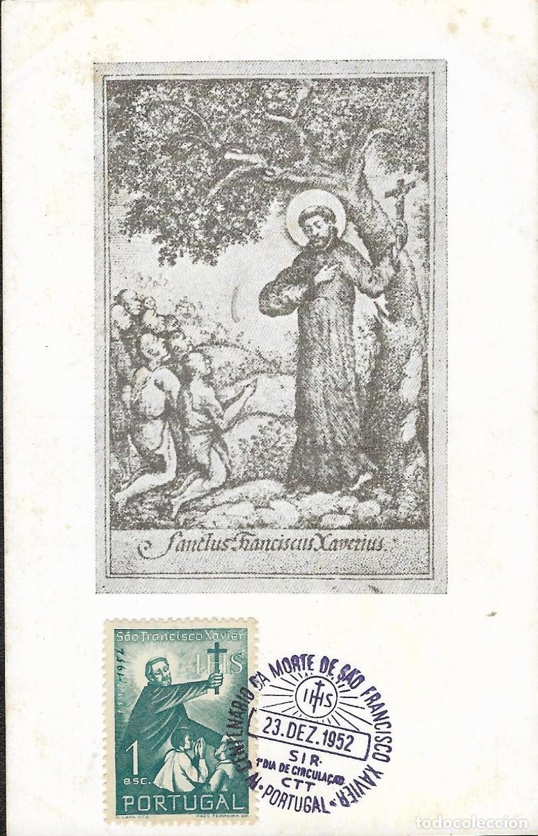 Sellos: Tarjeta Postal. Portugal .San Francisco Javier . 1952