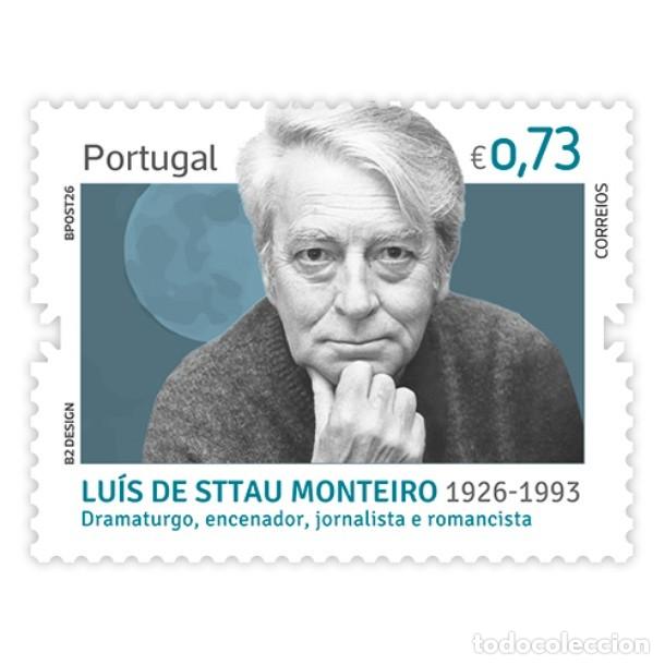 Sellos: Portugal ++ y Figuras de la Historia y la Cultura, Lu&iacute;s de Sttau Monteiro, Dramaturgo 2026 (876676)