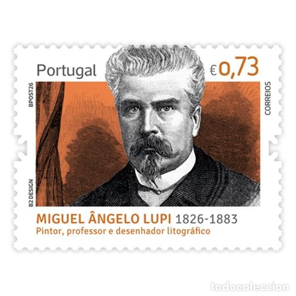 Sellos: Portugal ++ y figuras de la Historia y la Cultura, Angelo Lupi, Profesor de Pintura Hist&oacute;rica 2026