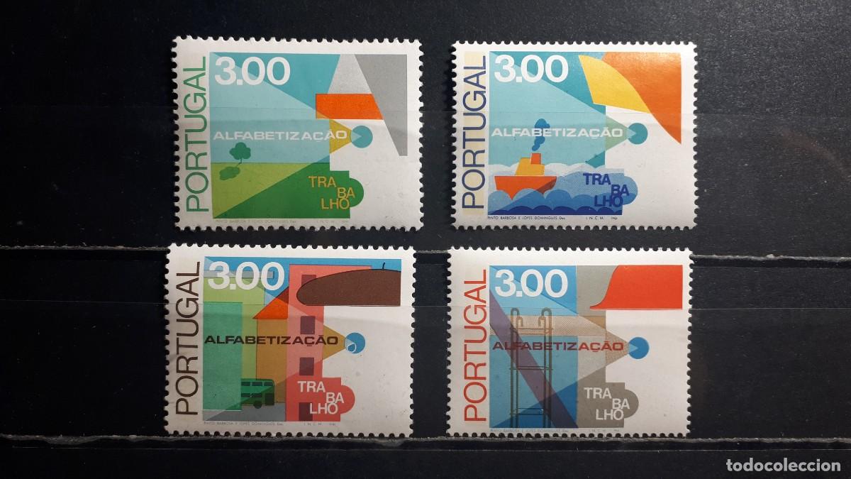 Sellos: PORTUGAL. A&Ntilde;O 1976. **. Yvert 1302B, 1303A, 1304B, 1305A
