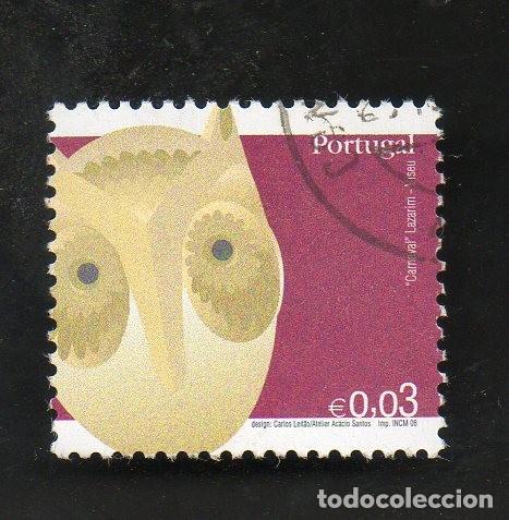 Sellos: FILA PORTUGAL 2006 AF-3421 YT-3045 MASCARAS TRADICIONAIS CIRCULADO (O)