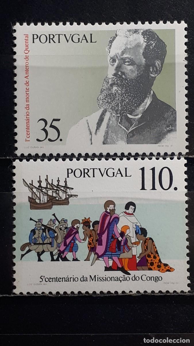 Sellos: PORTUGAL. A&Ntilde;O 1991. **. YVERT 1852/3