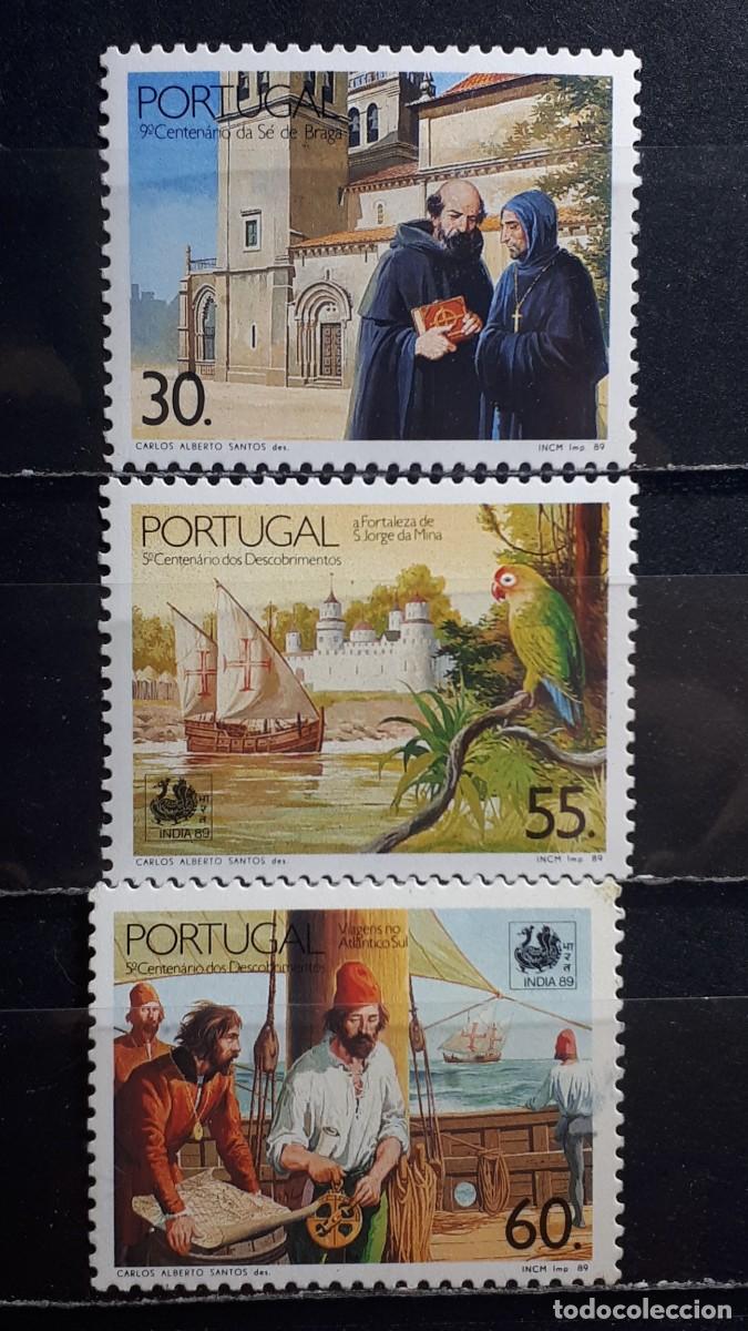 Sellos: PORTUGAL. A&Ntilde;O 1989. **. YVERT 1750/2