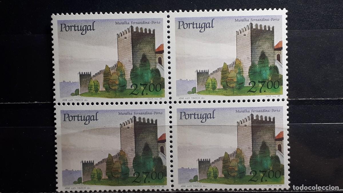 Sellos: PORTUGAL. A&Ntilde;O 1988. **. YVERT 1717. Bloque de 4