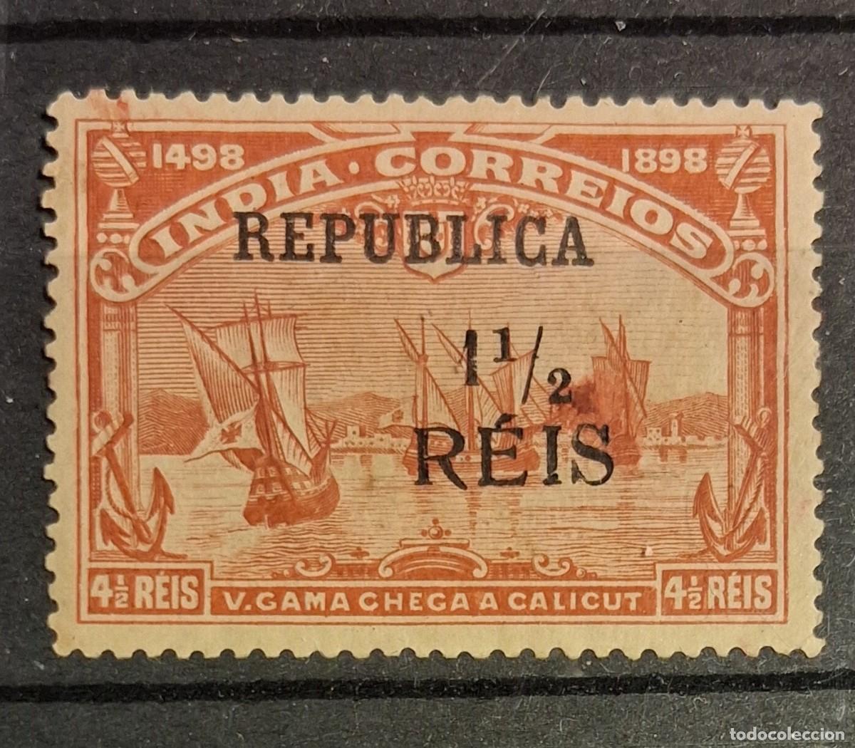 Sellos: PORTUGAL, INDIAS, 1913.