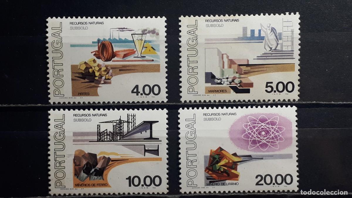 Sellos: PORTUGAL. A&ntilde;o 1977. (*). Yvert 1350/3