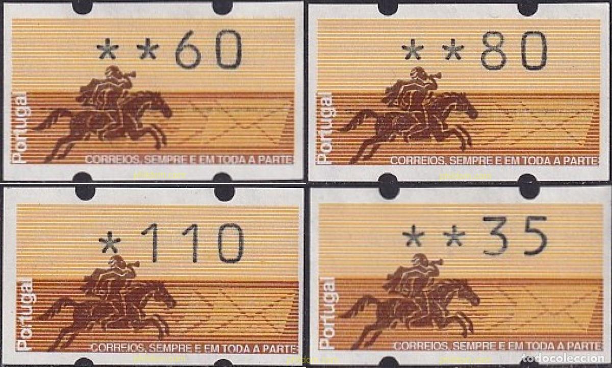 Sellos: 722156 MNH PORTUGAL 1991 JINETE DE CORREOS