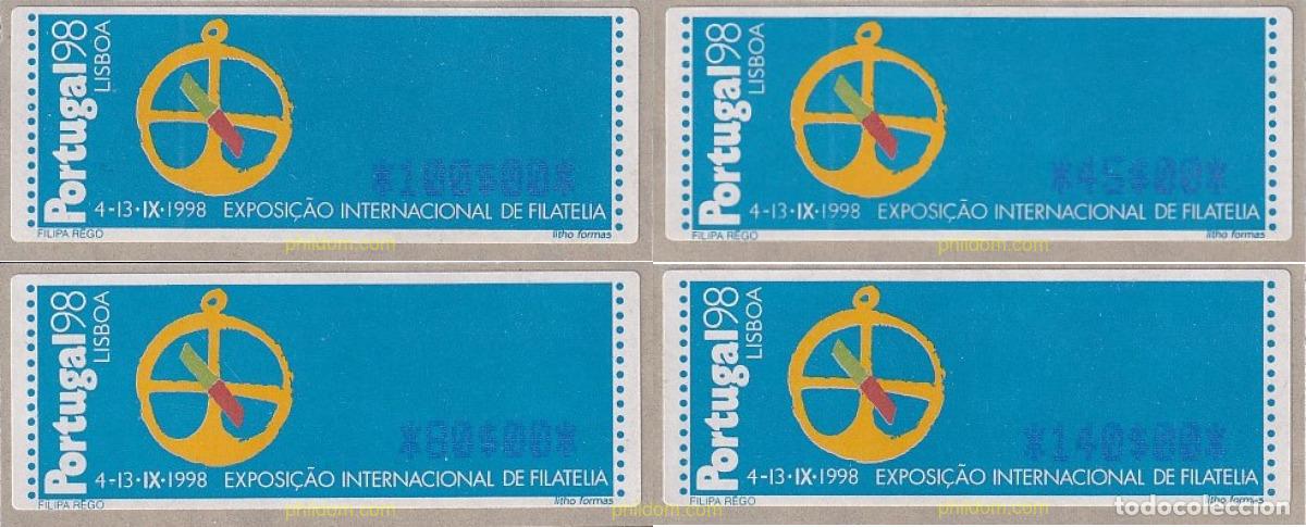 Sellos: 722271 MNH PORTUGAL 1997 PORTUGAL 98. EXPOSICION INTERNACIONAL DE FILATELIA EN LISBOA.