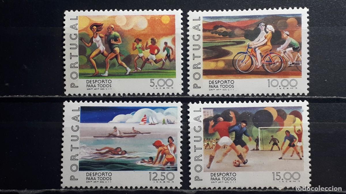 Sellos: PORTUGAL. A&ntilde;o 1978. (*). Yvert 1387/90