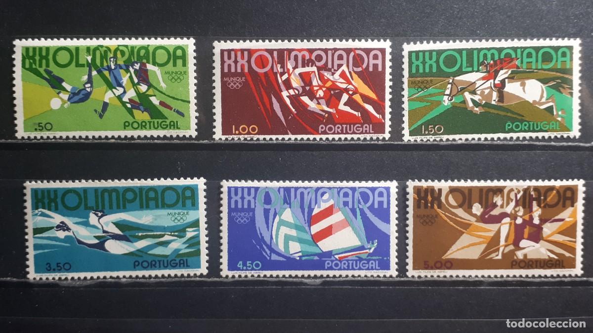 Sellos: PORTUGAL. A&ntilde;o 1972. (*). Yvert 1156/61