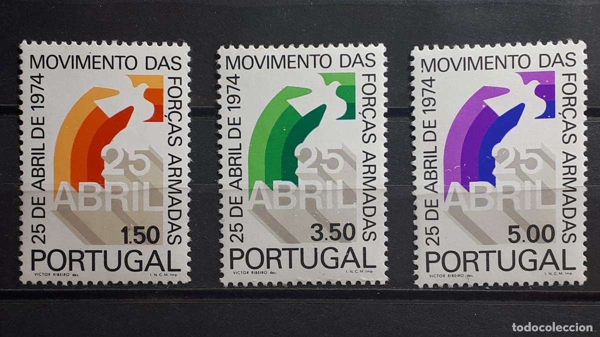 Sellos: PORTUGAL. A&Ntilde;O 1974. (*). YVERT 1246/8