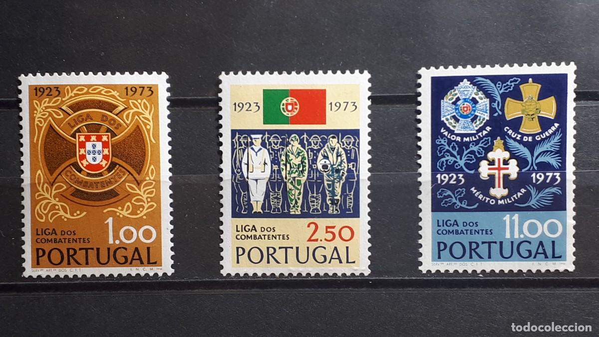 Sellos: PORTUGAL. A&Ntilde;O 1973. (*). YVERT 1203/5