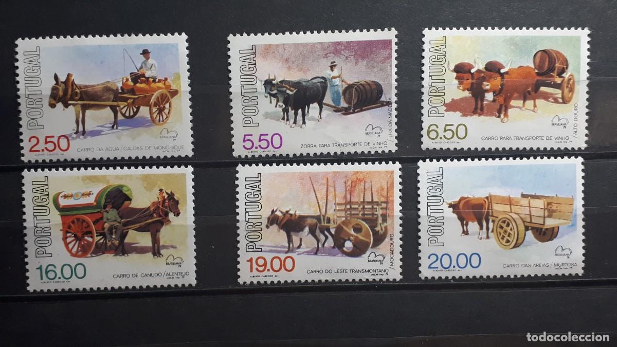 Sellos: PORTUGAL. A&Ntilde;O 1979. (*). YVERT 1433/8