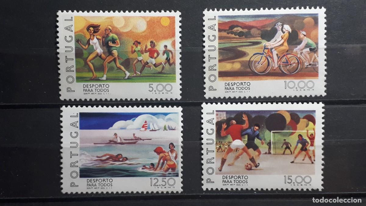 Sellos: PORTUGAL. A&Ntilde;O 1978. (*). YVERT 1387/90