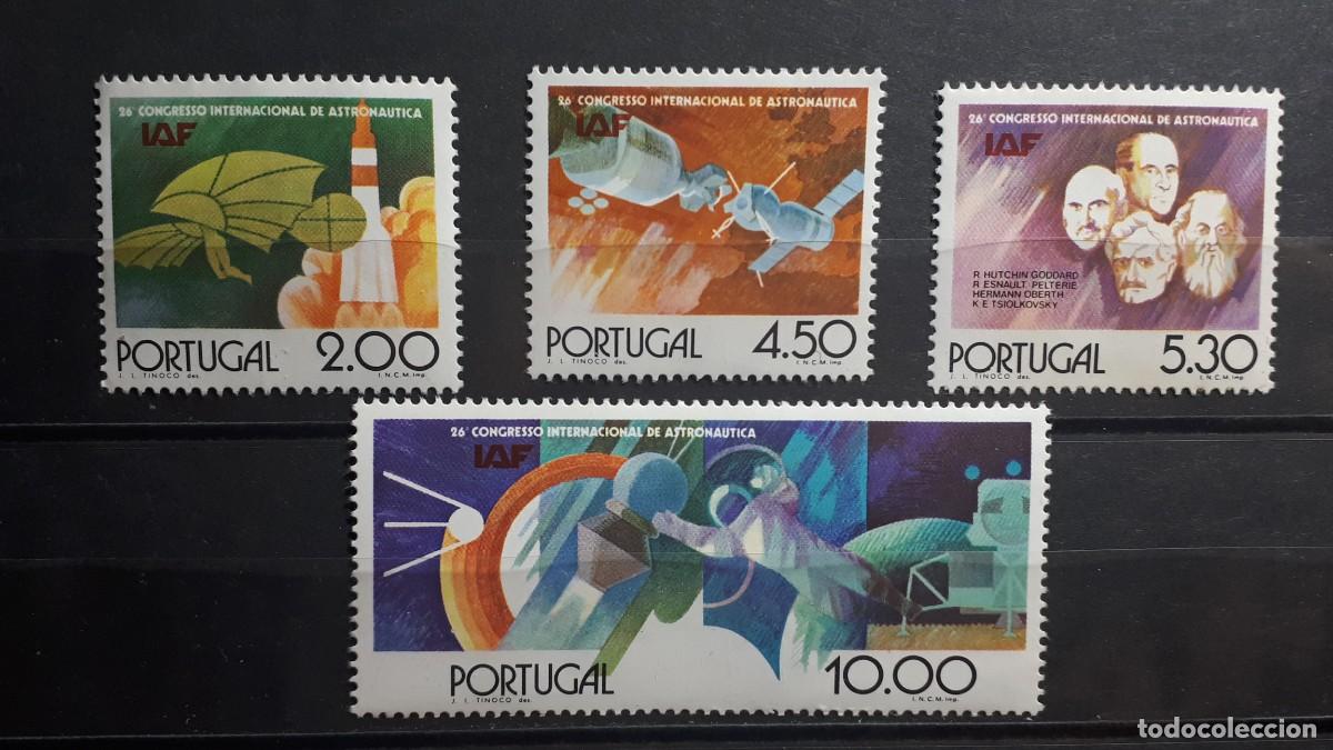 Sellos: PORTUGAL. A&Ntilde;O 1975. (*). YVERT 1271/4