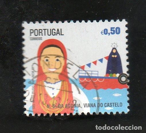 Sellos: FILA PORTUGAL 2013 AF-4320 YVERT 3814 FESTAS TRADICIONAIS CIRCULADO (O)