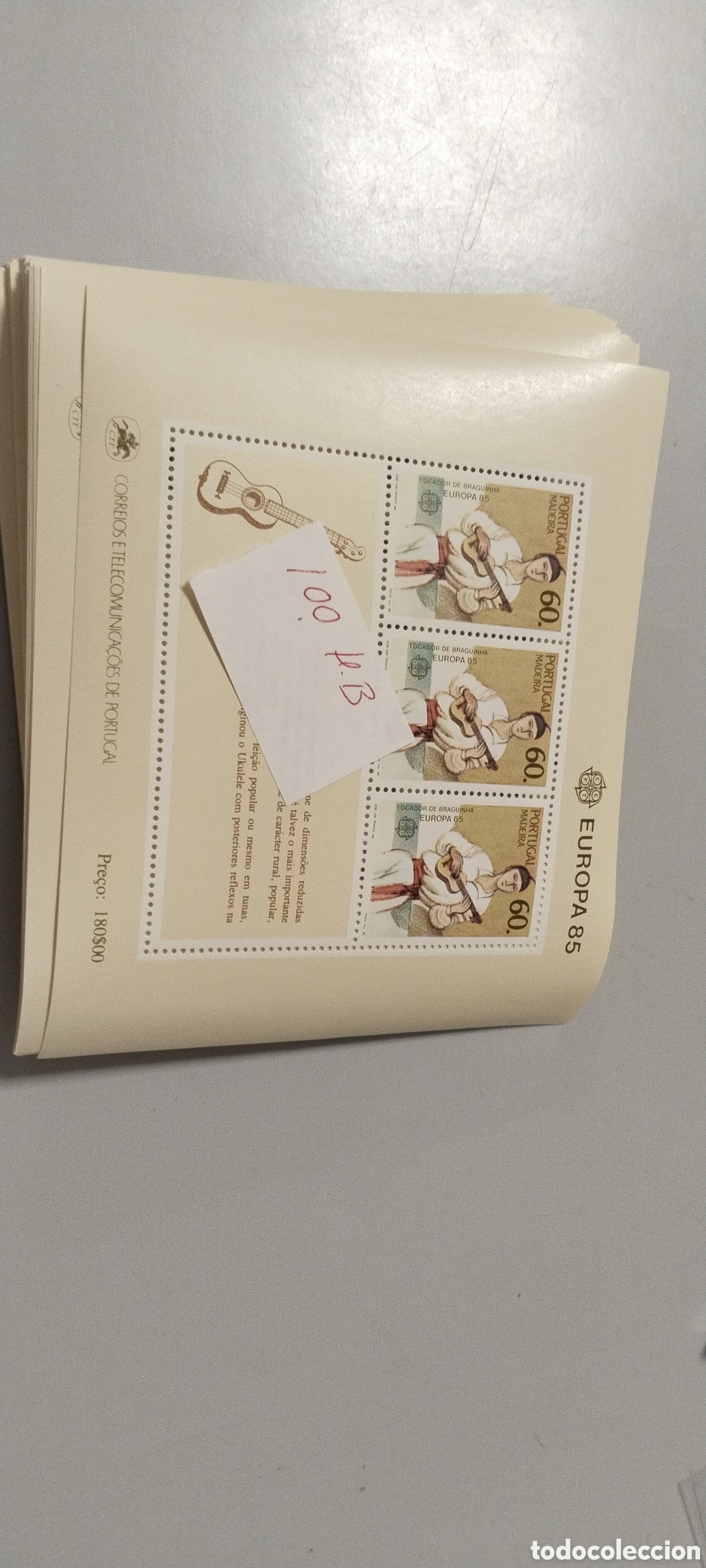 Sellos: 100 HB Madera Europa 85