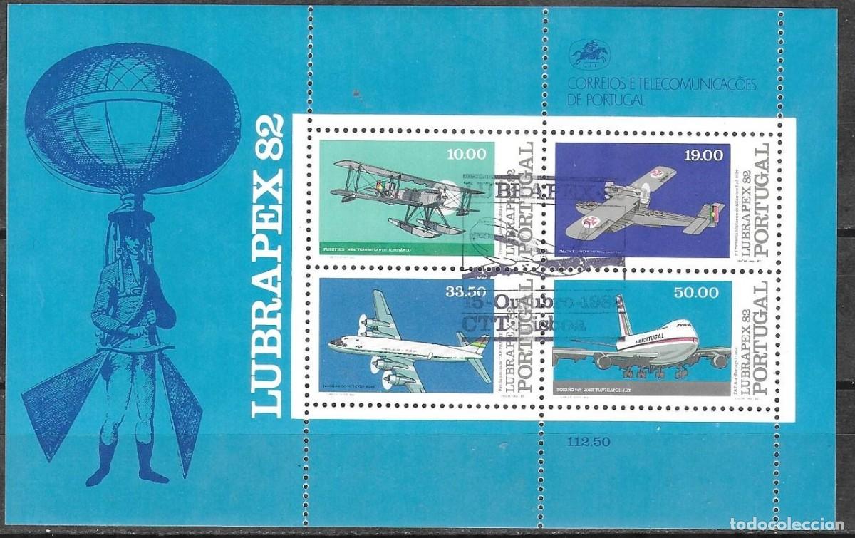 Sellos: HB USADA DE PORTUGAL 1982, YT 38