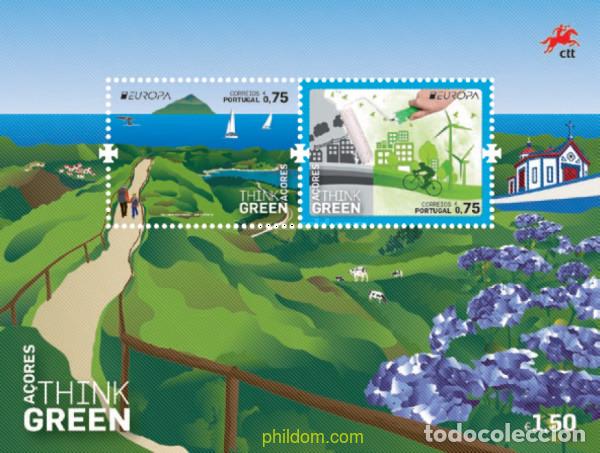Sellos: 365444 MNH AZORES 2016 EUROPA CEPT 2016 - ECOLOGIA EN EUROPA - PIENSA EN VERDE