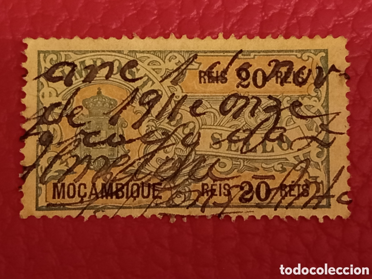 Sellos: Sello Fiscal Mozambique 20 Reis 1898-1911