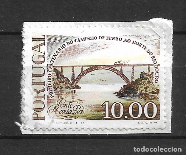 Sellos: portugal 1977 #1349 usado trenes puente sobre rio duero - 1/8
