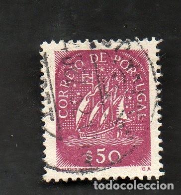 Sellos: FILA SELO PORTUGAL 1943 AF-623 YVERT 634 CARAVELA CIRCULADO (O)