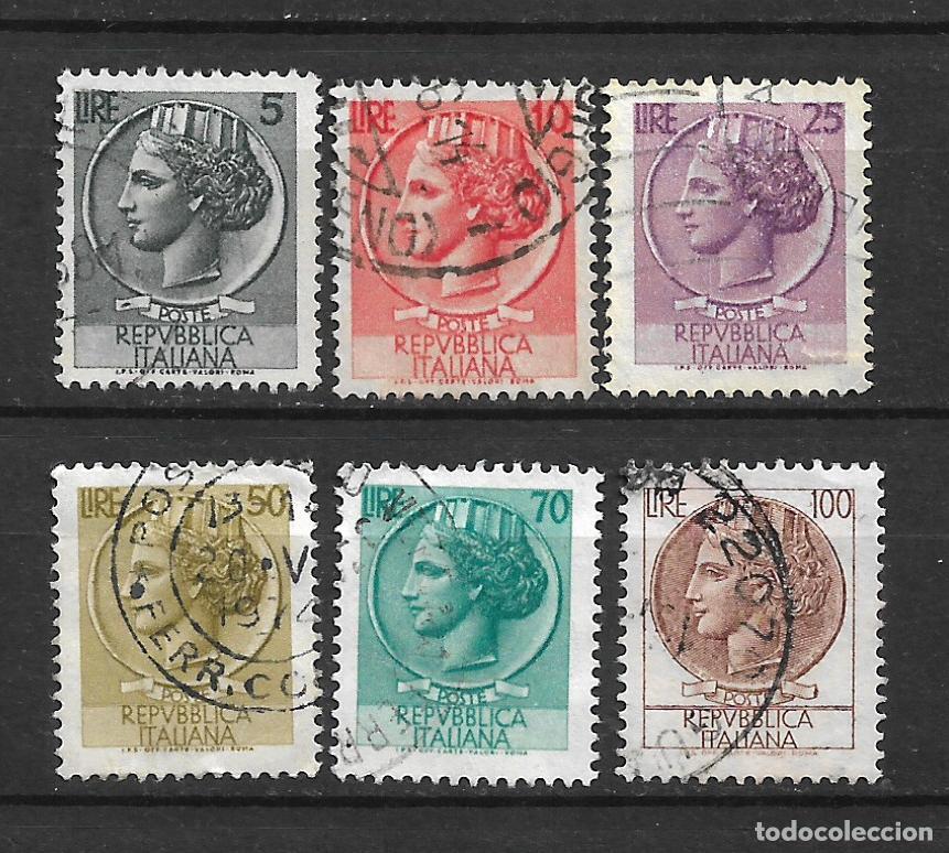 Sellos: italia 6 sellos usado - 19/2