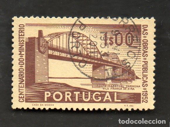 Sellos: FILA SELO PORTUGAL 1952 AF-755 YVERT 766 MINIST&Eacute;RIO OBRAS P&Uacute;BLICAS CIRCULADO (O)