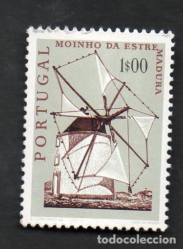Sellos: FILA PORTUGAL 1971 AF-1093 YVERT 1103 MOINHOS PORTUGUESES CIRCULADO (O)