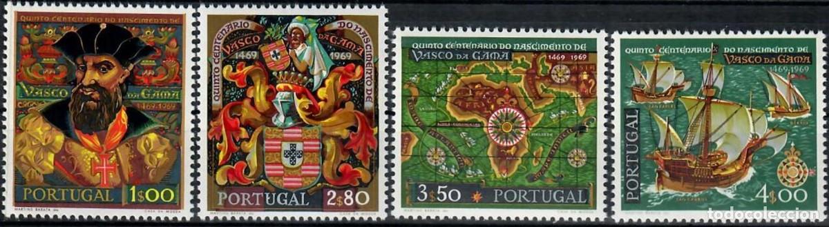 Sellos: SELLOS** DE PORTUGAL 1969, YT 1069/ 72
