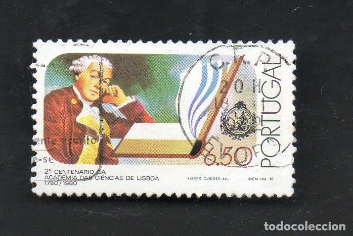 Sellos: FILA PORTUGAL 1980 AF-1498 YVERT 1488 CENTEN&Aacute;RIO ACADEMIA CI&Ecirc;NCIAS LISBOA (O)